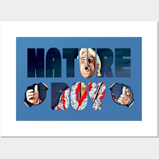 Nature Boy Flair with Championship Belts Posters and Art